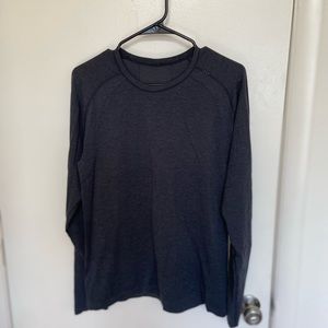 Black Metal Vent Tech Long Sleeve Shirt 2.0